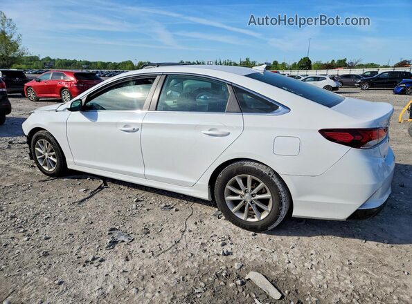 5NPE24AF5JH696515 2018 HYUNDAI SONATA White უკანა მარცხენა