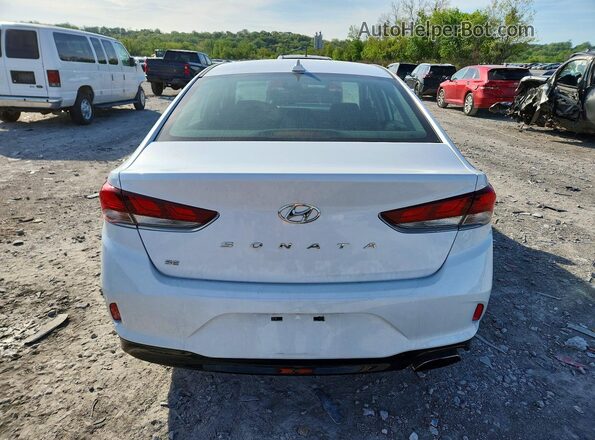 5NPE24AF5JH696515 2018 HYUNDAI SONATA White უკანა ხედი