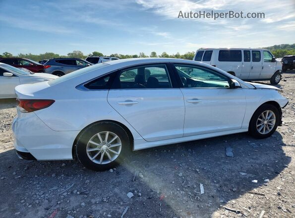 5NPE24AF5JH696515 2018 HYUNDAI SONATA White უკანა მარჯვენა
