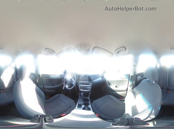 5NPE24AF5JH696515 2018 HYUNDAI SONATA White VIN კოდის სტიკერის ხედი