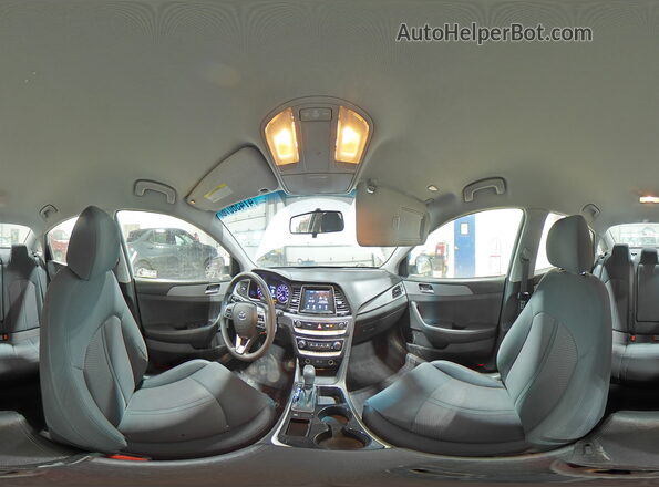 5NPE24AF5JH708596 2018 HYUNDAI SONATA White VIN კოდის სტიკერის ხედი
