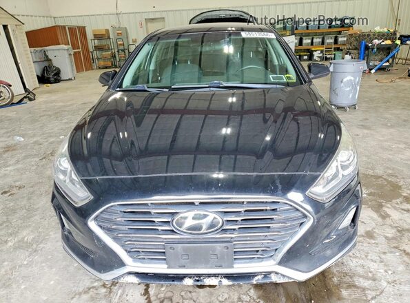 5NPE24AF5JH725320 2018 HYUNDAI SONATA Black Вид спереду