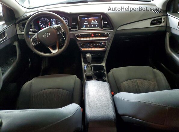 5NPE24AF5JH725320 2018 HYUNDAI SONATA Black Вид панелі приладів