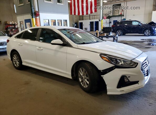 5NPE24AF5KH759596 2019 HYUNDAI SONATA White Front right