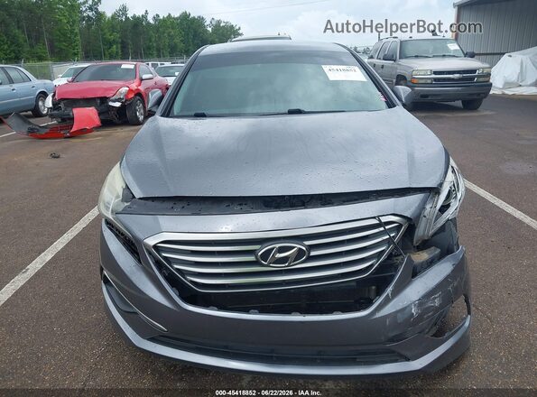 5NPE24AF5KH762952 2019 HYUNDAI SONATA Gray უკანა სალონის ხედი