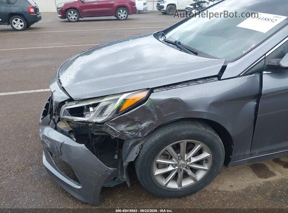 5NPE24AF5KH762952 2019 HYUNDAI SONATA Gray წინა ხედი