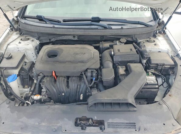 5NPE24AF5KH768914 2019 HYUNDAI SONATA White Սալոնի հետևի տեսք