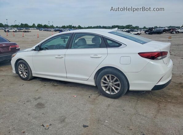 5NPE24AF5KH768914 2019 HYUNDAI SONATA White Հետևի ձախ