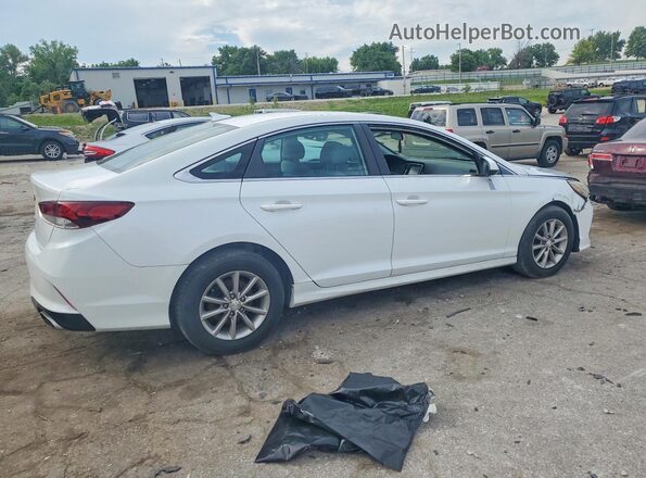 5NPE24AF5KH768914 2019 HYUNDAI SONATA White Հետևի աջ