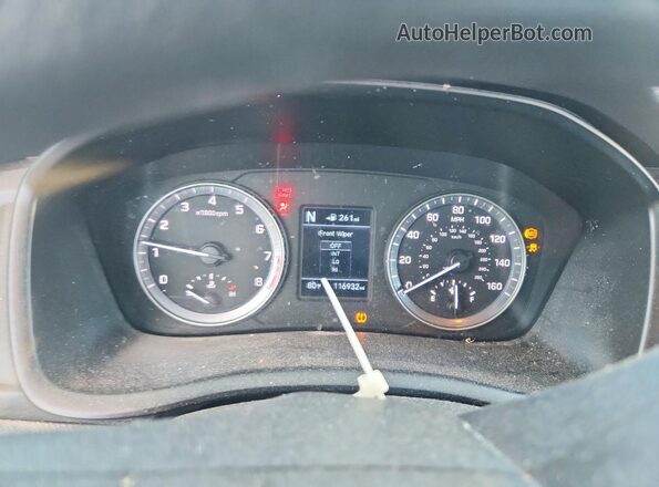 5NPE24AF5KH776009 2019 HYUNDAI SONATA Черный Вид щитка приборов