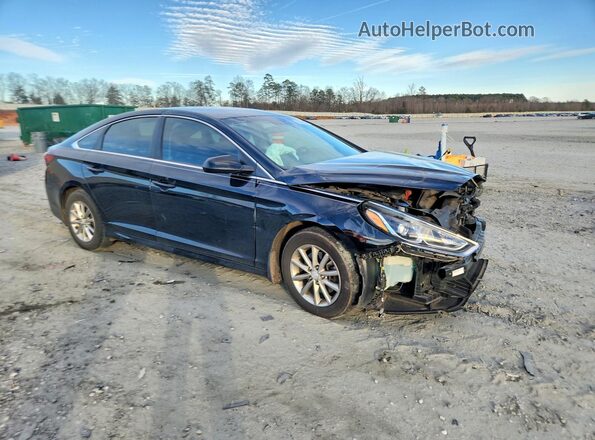 5NPE24AF5KH776009 2019 HYUNDAI SONATA Черный Передняя правая четверть