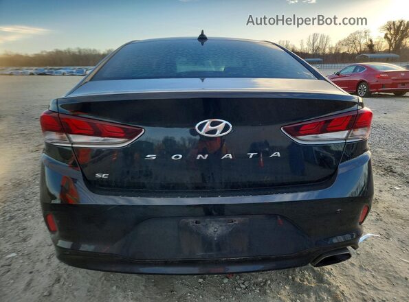 5NPE24AF5KH776009 2019 HYUNDAI SONATA Черный Вид сзади