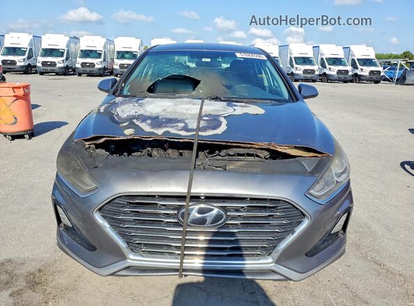 5NPE24AF5KH777547 2019 HYUNDAI SONATA Gray 