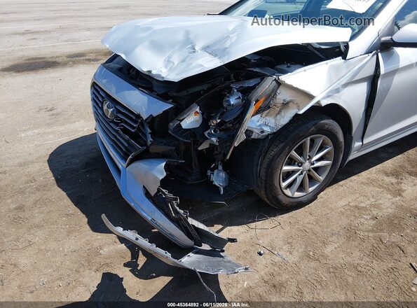 5NPE24AF5KH809476 2019 HYUNDAI SONATA Silver Front view
