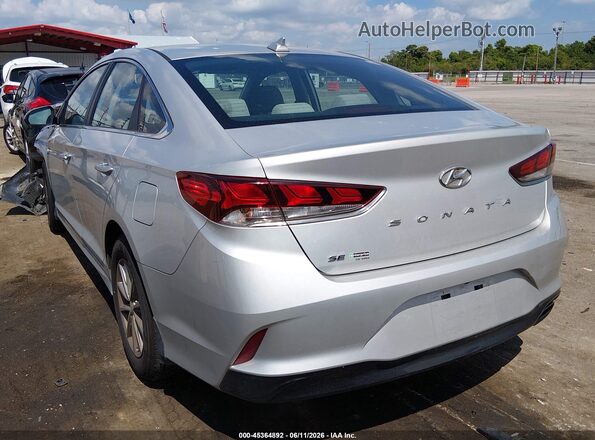 5NPE24AF5KH809476 2019 HYUNDAI SONATA Silver Rear left