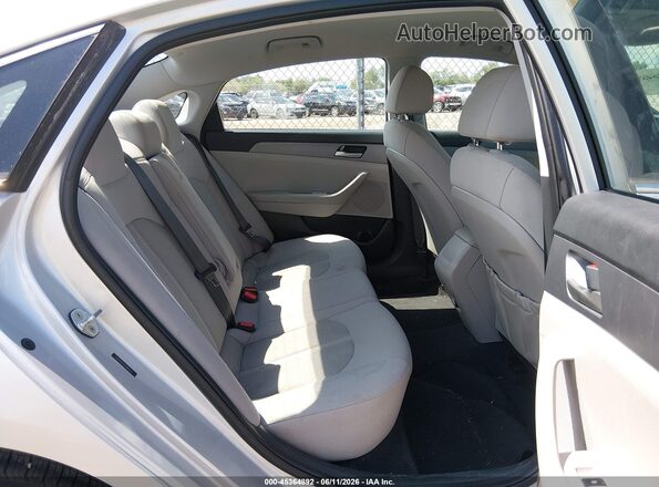 5NPE24AF5KH809476 2019 HYUNDAI SONATA Silver VIN sticker view