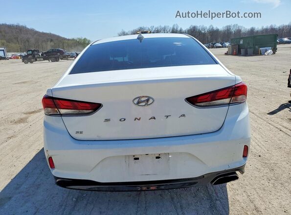 5NPE24AF5KH814922 2019 HYUNDAI SONATA White უკანა ხედი