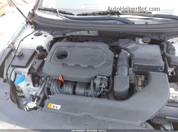 5NPE24AF6GH278120 2016 HYUNDAI SONATA White Вид спереду