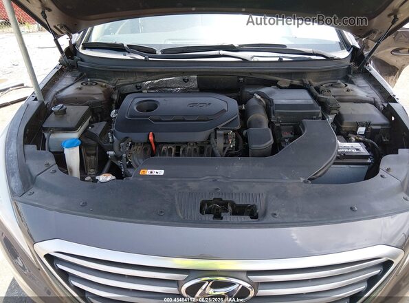 5NPE24AF6GH298853 2016 HYUNDAI SONATA Brown უკანა ხედი