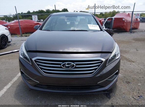 5NPE24AF6GH298853 2016 HYUNDAI SONATA Brown უკანა სალონის ხედი