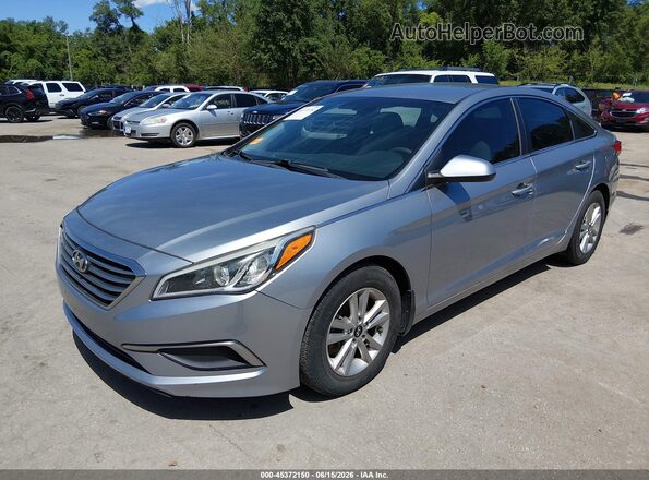 5NPE24AF6GH337571 2016 HYUNDAI SONATA Silver Front left