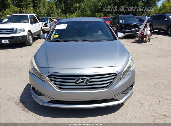 5NPE24AF6GH337571 2016 HYUNDAI SONATA Silver Instrument cluster view