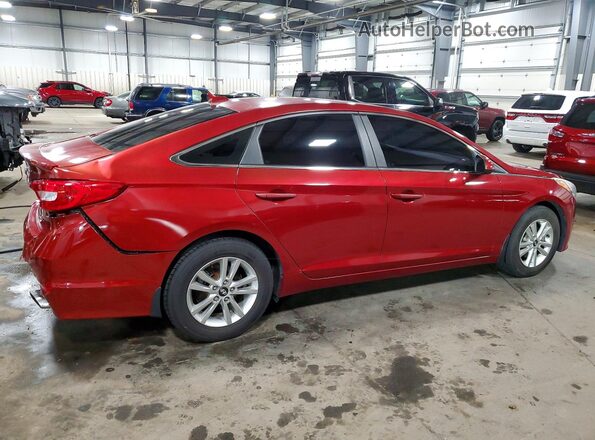 5NPE24AF6GH337599 2016 HYUNDAI SONATA Maroon Trasero derecho