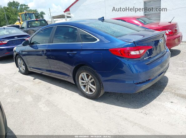5NPE24AF6GH358713 2016 HYUNDAI SONATA Blue 