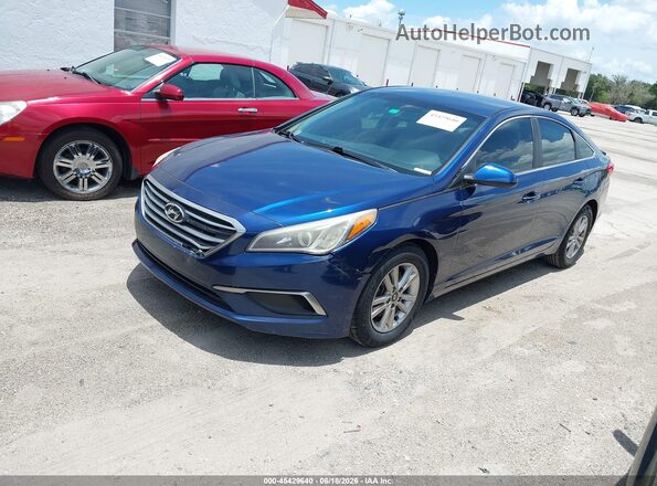 5NPE24AF6GH358713 2016 HYUNDAI SONATA Blue 