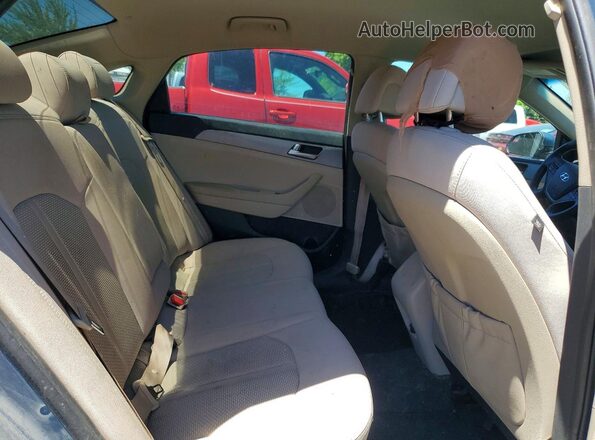 5NPE24AF6GH369744 2016 HYUNDAI SONATA Синий Вид задних сидений