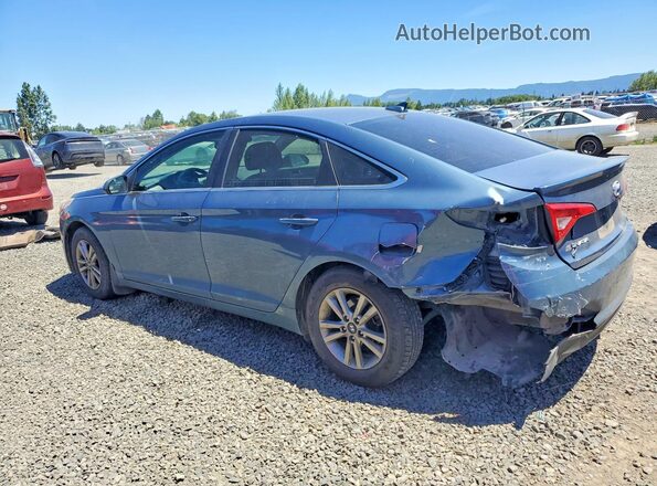5NPE24AF6GH369744 2016 HYUNDAI SONATA Синий Задняя левая четверть