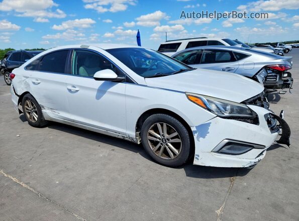 5NPE24AF6HH445612 2017 HYUNDAI SONATA White 