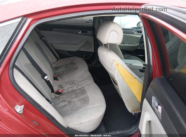 5NPE24AF6HH454231 2017 HYUNDAI SONATA Red Вид наклейки з VIN-кодом