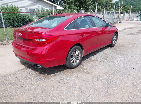 5NPE24AF6HH488234 2017 HYUNDAI SONATA Red უკანა მარჯვენა