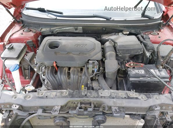 5NPE24AF6HH488234 2017 HYUNDAI SONATA Red უკანა ხედი