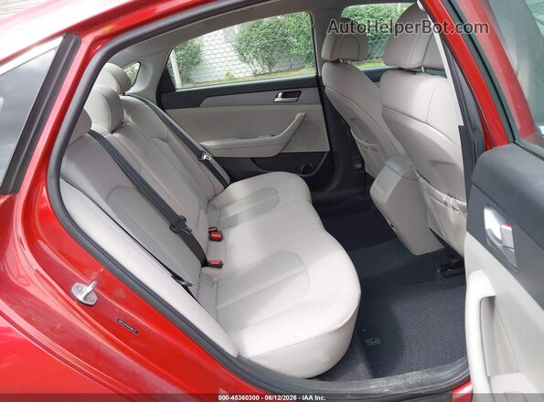 5NPE24AF6HH488234 2017 HYUNDAI SONATA Red VIN კოდის სტიკერის ხედი