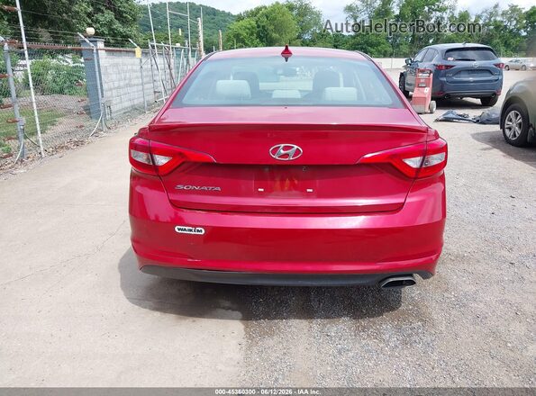 5NPE24AF6HH488234 2017 HYUNDAI SONATA Red 