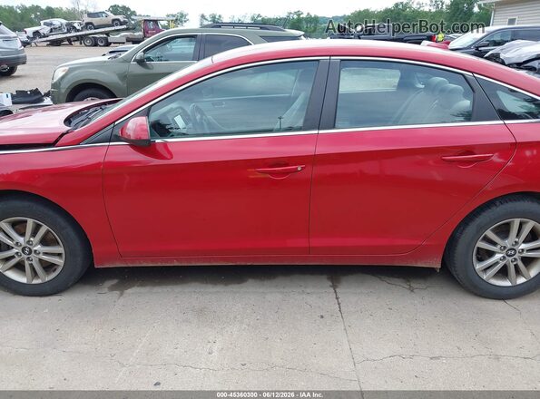 5NPE24AF6HH488234 2017 HYUNDAI SONATA Red 