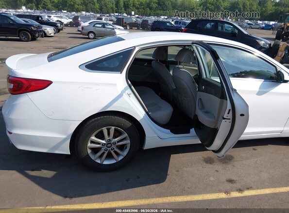 5NPE24AF6HH569234 2017 HYUNDAI SONATA White VIN კოდის სტიკერის ხედი