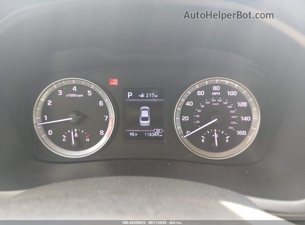 5NPE24AF6JH608460 2018 HYUNDAI SONATA Black Вид задніх сидінь