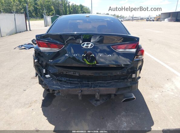 5NPE24AF6JH608460 2018 HYUNDAI SONATA Black 