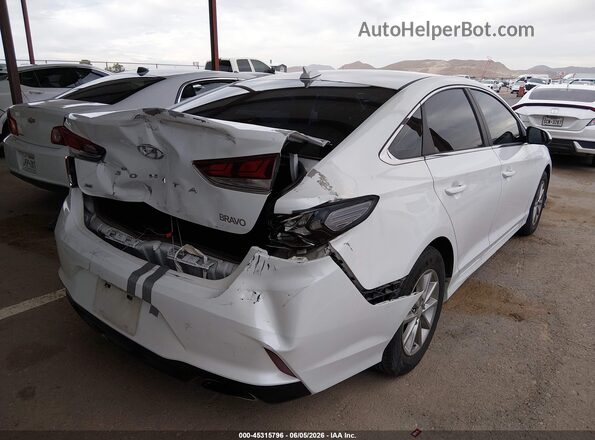 5NPE24AF6JH629647 2018 HYUNDAI SONATA White Trasero derecho