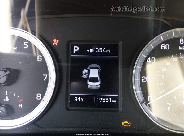 5NPE24AF6KH729541 2019 HYUNDAI SONATA Черный 