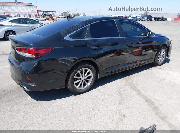 5NPE24AF6KH729541 2019 HYUNDAI SONATA Черный Задняя правая четверть