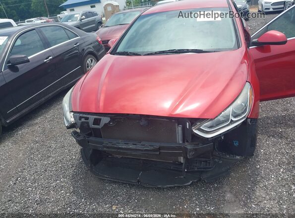5NPE24AF6KH767190 2019 HYUNDAI SONATA Red Vista frontal