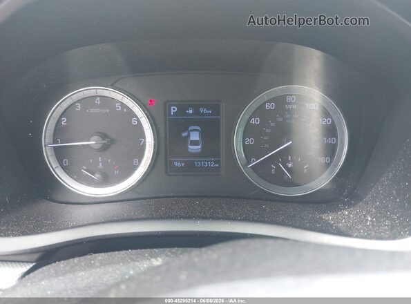 5NPE24AF6KH767190 2019 HYUNDAI SONATA Red Vista de los asientos traseros