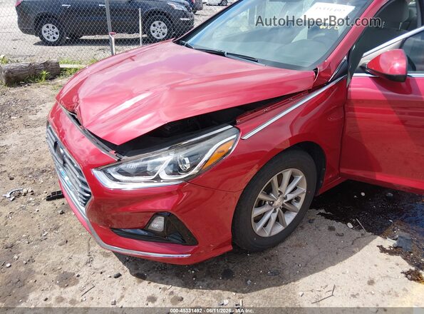 5NPE24AF6KH771966 2019 HYUNDAI SONATA Red Դիմացի տեսք