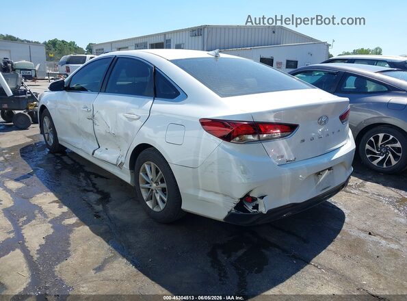 5NPE24AF6KH787715 2019 HYUNDAI SONATA White Tył lewy