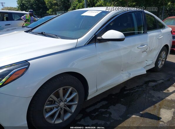 5NPE24AF6KH787715 2019 HYUNDAI SONATA White Widok z przodu