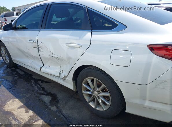 5NPE24AF6KH787715 2019 HYUNDAI SONATA White Widok wnętrza 360 stopni